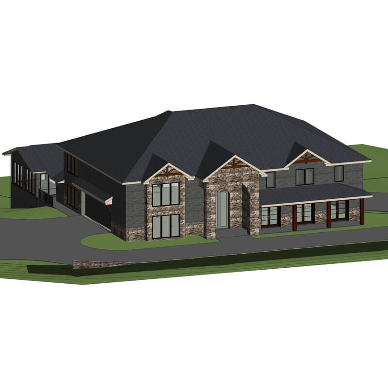 custom design home 3D model