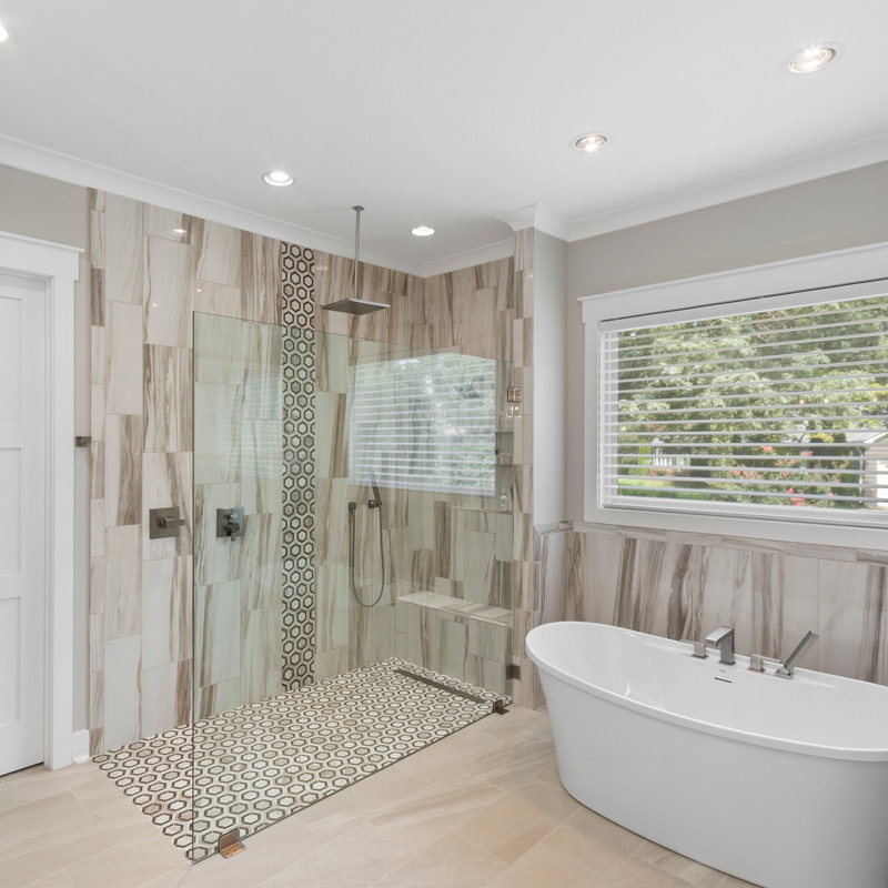 newly remodeled bathroom