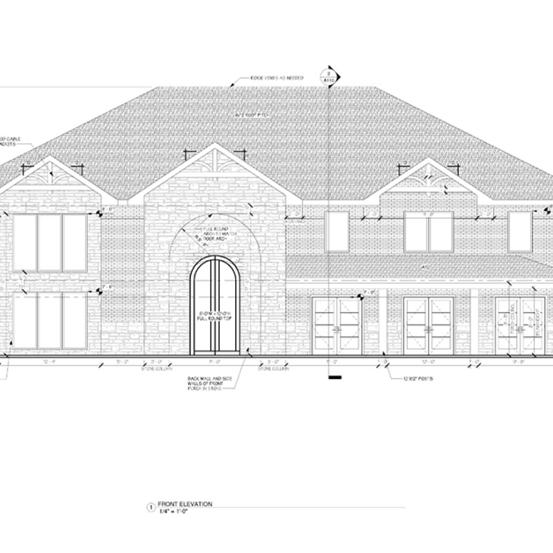 Design Build drawing by Mosteller Construction