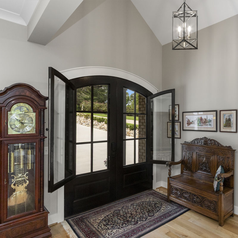 front door of Waters Edge by Mosteller Construction