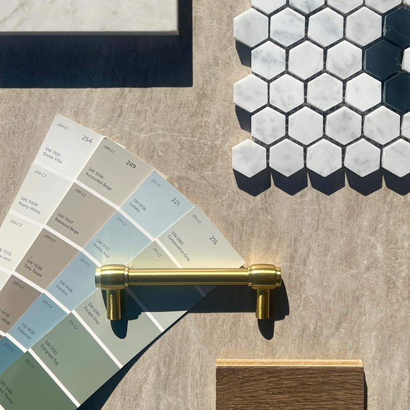 flooring and color samples